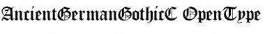 Ancient German GothicC Font
