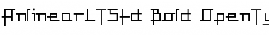 Anlinear LT Std Bold Font