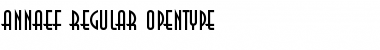 AnnaEF Regular Font