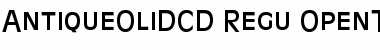 Download Antique Olive DC D Font