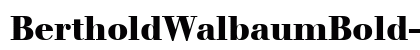 BertholdWalbaumBold-Book Book Preview