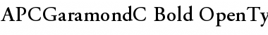 Download APCGaramondC Font