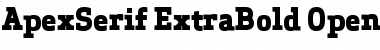 Download Apex Serif Extra Bold Font