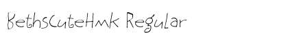 BethsCuteHmk Regular preview