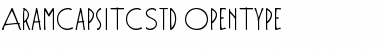 Aram Caps ITC Std Regular Font