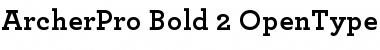 ArcherPro Bold Font