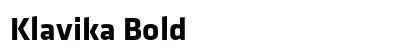 Klavika Bold preview