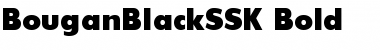 BouganBlackSSK Bold Font