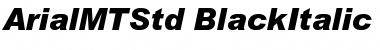 Arial MT Std Font