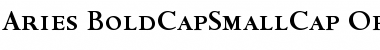 Aries BoldCapSmallCap Font