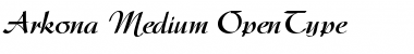 Arkona Medium Font