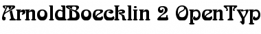 Arnold Boecklin Regular Font