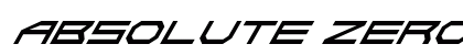 Absolute Zero Italic preview