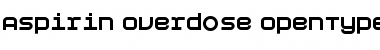 Aspirin Overdose Font