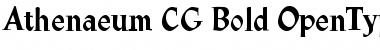 Athenaeum CG Bold Font