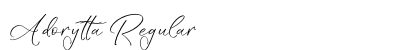 Adorytta Regular preview