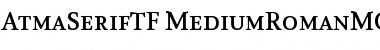 AtmaSerifTF-MediumRomanMC Font