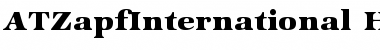 ATZapfInternational Regular Font