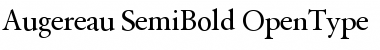 Download Augereau SemiBold Font