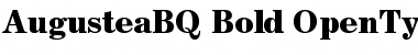 Augustea BQ Regular Font