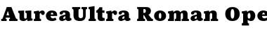 AureaUltra Roman Font