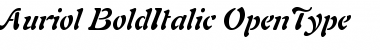 Auriol Bold Italic Font