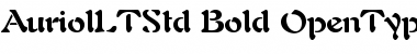 Auriol LT Std Bold Font