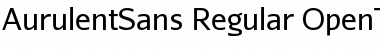 Aurulent Sans Regular Font