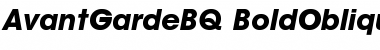 Avant Garde BQ Regular Font