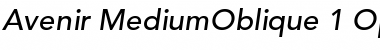 Avenir Regular Font Avenir Regular Font