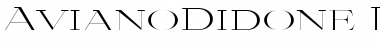AvianoDidone Light Font