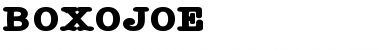 BoxOJoe Regular Font