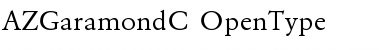 AZGaramondC Regular Font