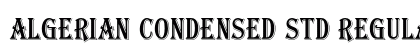 Algerian Condensed Std Regular preview