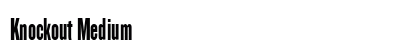 Knockout Medium Font