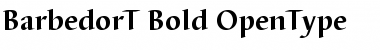 Barbedor T Bold Font