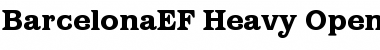 BarcelonaEF-Heavy Regular Font