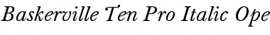 Download Baskerville Ten Pro Font