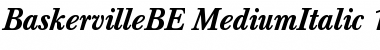 Berthold Baskerville Medium Italic Font