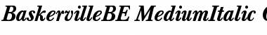 Berthold Baskerville Medium Italic Font