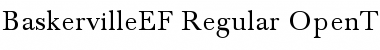 BaskervilleEF-Regular Regular Font