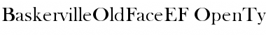 Download BaskervilleOldFaceEF Font