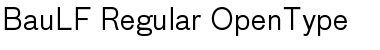 BauLF-Regular Regular Font