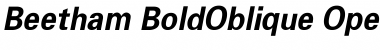 Beetham BoldOblique Font
