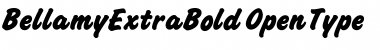 BellamyExtraBold Regular Font