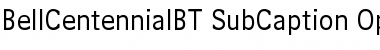 Bell Centennial Sub-Caption Font