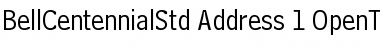 Bell Centennial Std Address Font