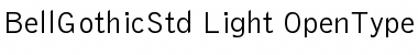 Bell Gothic Std Light Font