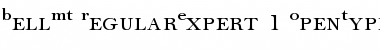 Bell MT Regular Expert Font