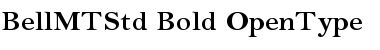 Bell MT Std Bold Font